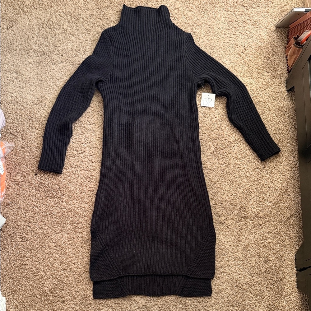 BP | NWT Black Midi Sweater Dress